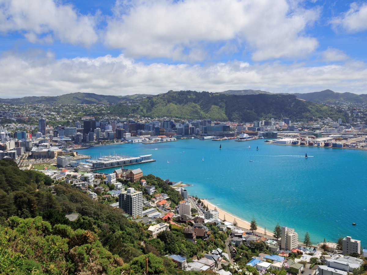 15. Wellington, New Zealand — The Kiwi city is high up on the list and has sublime weather. It is the country