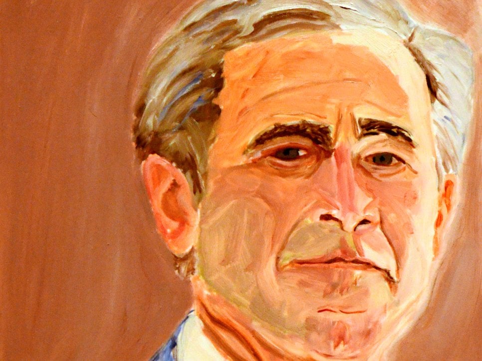 Một chân dung tự họa của cựu Tổng thống George W. Bush. (Ảnh: Benny Snyder)