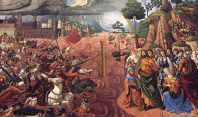 Tìm hiểu nghệ thuật Phục Hưng – Kỳ VI: Truyền thuyết Moses rẽ nước Biển Đỏ