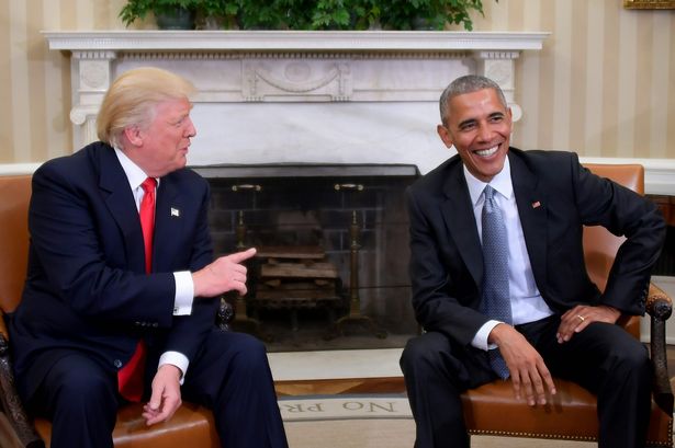 Tổng thống Obama gặp Tổng thống tân cử Donald Trump tại Nhà Trắng hôm 10/11 (Ảnh: Getty Images)