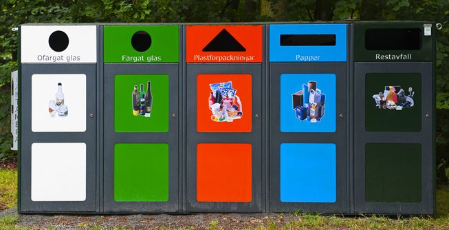 Thụy Điển rất chú trọng tái chế, vì vậy chất thải rất ít khi được đưa đến bãi rác. (Ảnh: Evikka/Shutterstock)