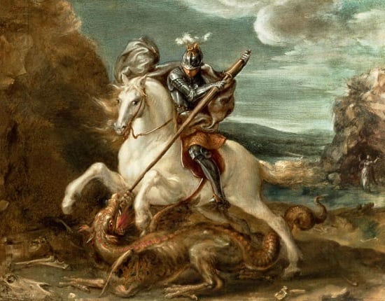 Tìm hiểu nghệ thuật Phục Hưng: Thánh kỵ sĩ giết rồng