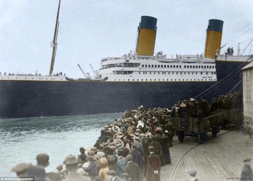 36 bức ảnh về con tàu Titanic thật mà bạn không được thấy trong phim