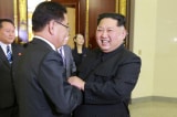 Kim Jong-un gap phai vien Han Quoc