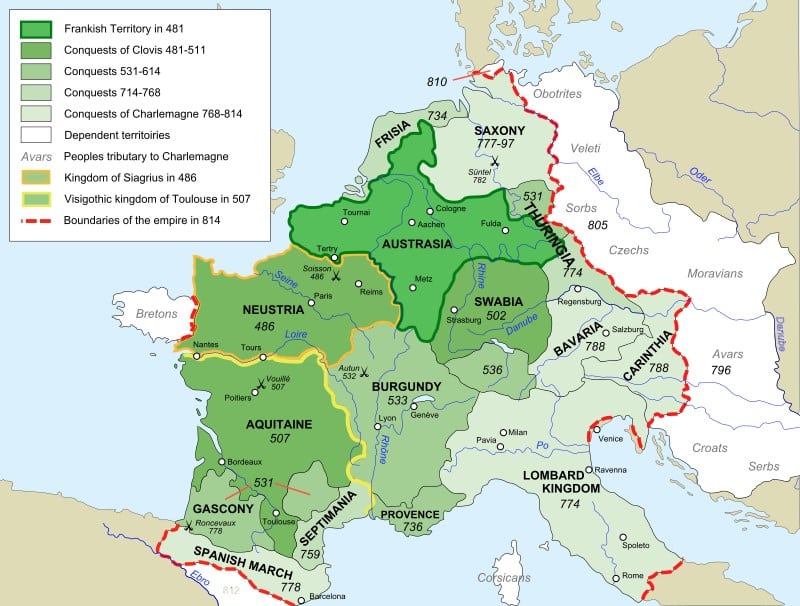 Vị vua bá chủ một nửa châu Âu thời trung cổ, hình tượng lá bài K cơ