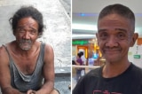 Người đàn ông vô gia cư đoàn tụ với gia đình sau khi thay đổi diện mạo