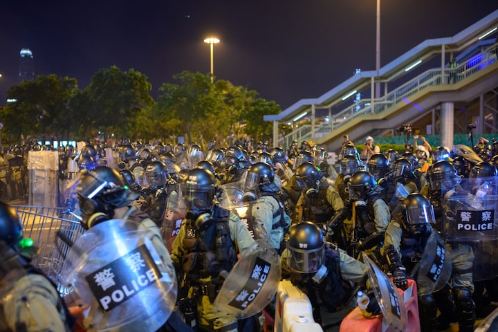 cảnh sát Hồng Kông, biểu tình, phản đối luật dẫn độ