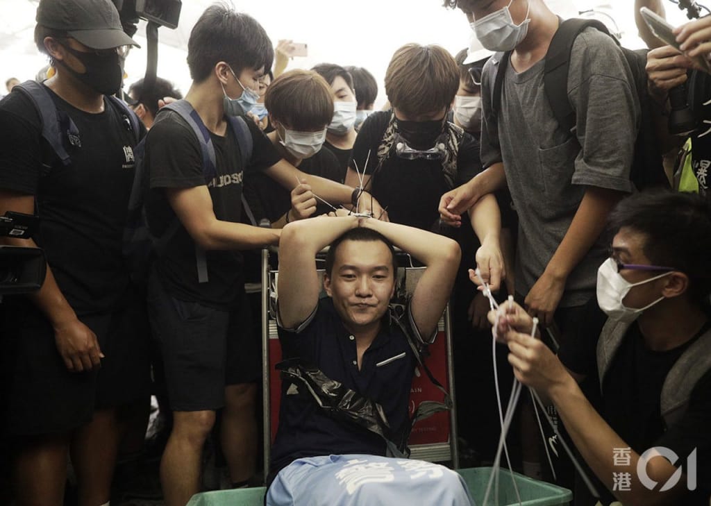 Thời báo Hoàn Cầu, biểu tình Hồng Kông, phản đối luật dẫn độ