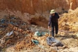 chôn trộm chất thải nguy hại tại núi Sứ, Sóc Sơn, Hà Nội, núi Sứ