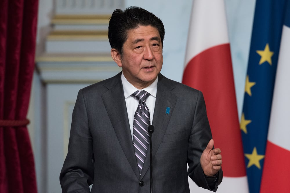 Thủ tướng Nhật Bản Abe Shinzo.