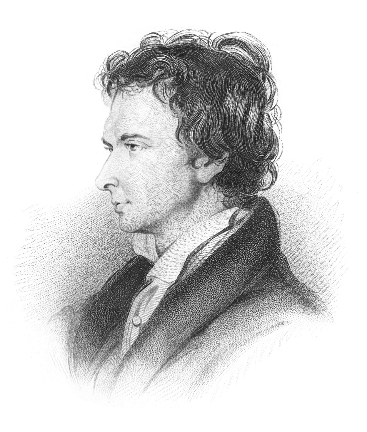 William Hazlitt  là một nhà văn và triết gia. (bản vẽ phác thảo năm 1825 của William Bewick)