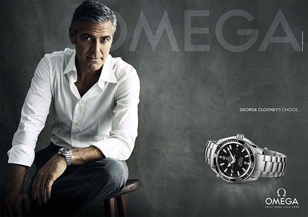 Một mẫu quảng cáo đồng hồ Omega
