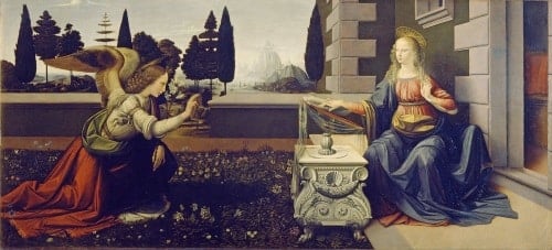 Tìm hiểu nghệ thuật Phục Hưng: Đức mẹ Mary tiếp nhận thiên ý