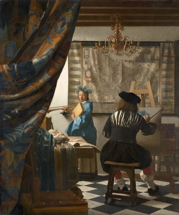 Bức "Nghệ thuật hội họa" của Johannes Vermeer