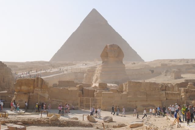 du lịch Ai Cập, tượng nhân sư