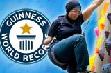 Cô gái chỉ có 1 tay lập kỷ lục Guinness thế giới về… leo tường