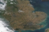 Ảnh vệ tinh chụp bởi NASA cho thấy tác động khủng khiếp của nắng nóng tại Anh