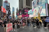 Người Hồng Kông tuần hành phản đối ĐCSTQ nhân nhân dịp 1/7 tại New York