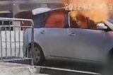 Trung Quốc: Nắng nóng, xe tự bốc cháy tại nhiều nơi [VIDEO]