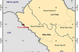 Điện Biên xảy ra động đất 3,6 độ Richter
