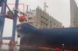 Hải Phòng: Bắt giữ tàu treo cờ Hồng Kông đâm hỏng cần cẩu ở cảng Đình Vũ