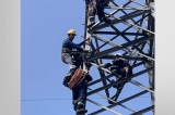 Hà Nội: Người phụ nữ 63 tuổi mắc kẹt trên cột điện cao thế cao 30m