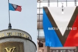 Ukraine phản đối Louis Vuitton dùng chữ V màu cờ Nga