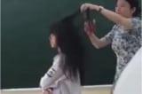 Vĩnh Phúc: Giáo viên dùng kéo cắt tóc nữ sinh nhuộm tóc trước lớp để cảnh cáo 