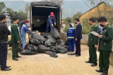 Lào Cai: Tiêu hủy hơn 1,5 tấn tai lợn không rõ nguồn gốc, bốc mùi hôi thối