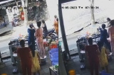 [VIDEO] Khoảnh khắc cả dãy nhà bị sụp xuống sông ở An Giang