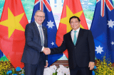 Úc cam kết viện trợ 105 triệu đô la Úc cho Việt Nam; hai bên thảo luận về biển Đông