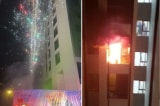 Bắn pháo hoa Trung thu, lửa bén cháy căn chung cư ở Hà Nội